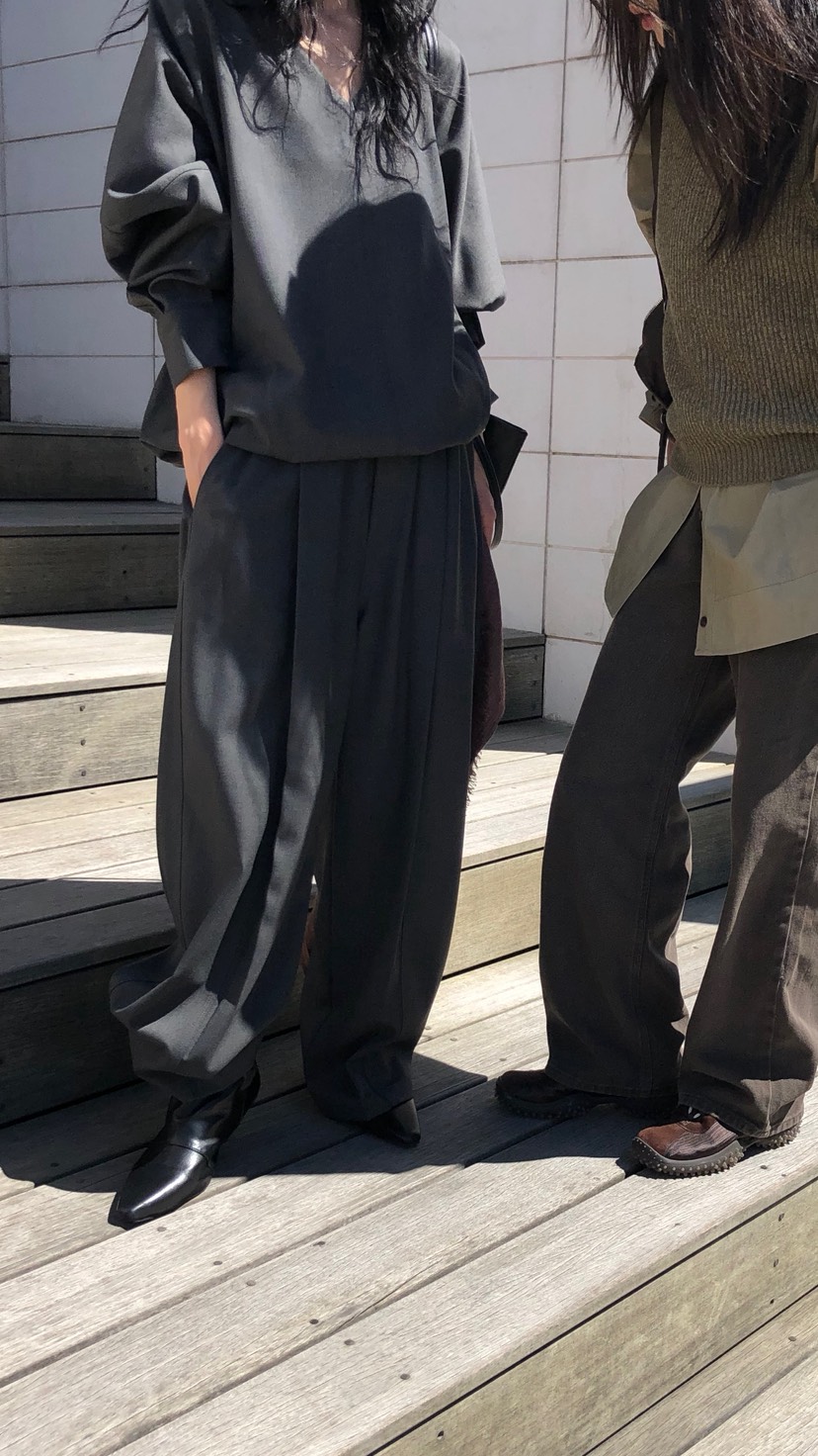OVER RICH韓國直郵女士新款時尚熱賣人氣休閑推薦休閑褲OVER RICH休閑褲