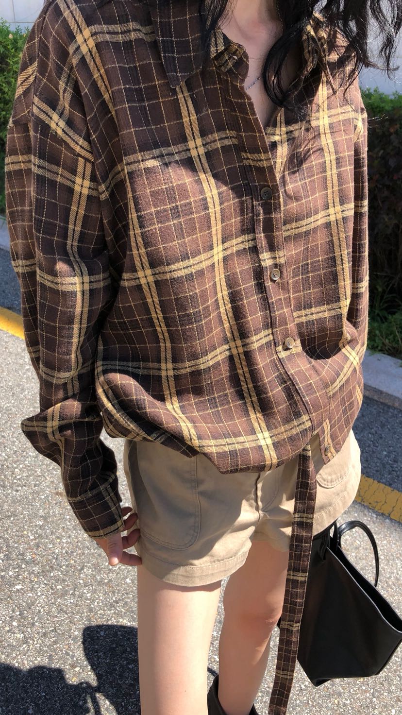 OVER RICH韓國代購女裝新款休閑推薦人氣職業襯衫蕾絲衫OVER RICH襯衫/蕾絲衫