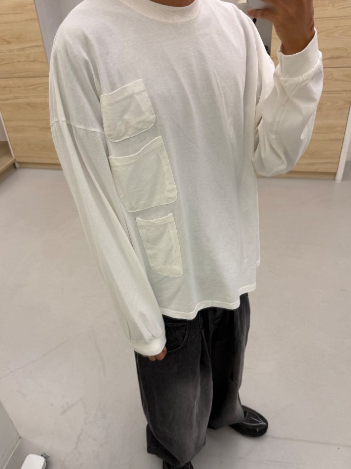 FARMERS MARKET東大門實拍女士新款職業真品人氣T恤口袋FARMERS MARKETT恤