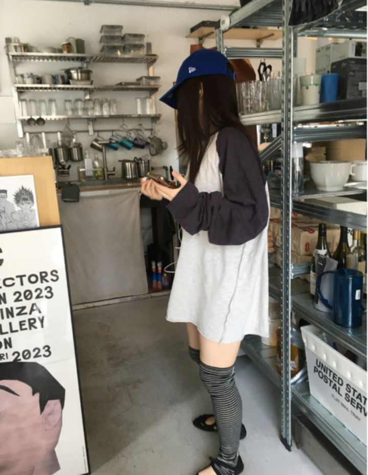 FARMERS MARKET韓國直郵女士新款休閑推薦T恤男女同款插肩FARMERS MARKETT恤