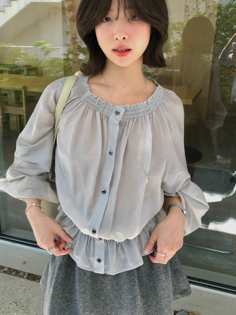 ERUME東大門代購女裝新款人氣休閑真品熱賣推薦襯衫蕾絲衫ERUME襯衫/蕾絲衫