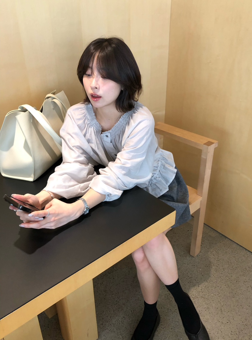 ERUME東大門代購女裝新款人氣休閑真品熱賣推薦襯衫蕾絲衫ERUME襯衫/蕾絲衫