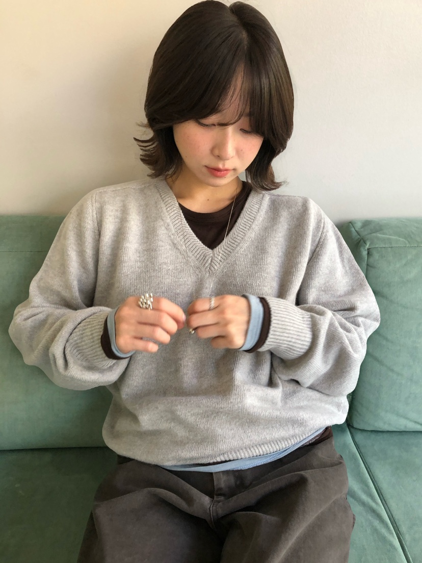ERUME韓國代購女裝新品推薦時尚職業真品休閑人氣針織衫保暖ERUME針織衫