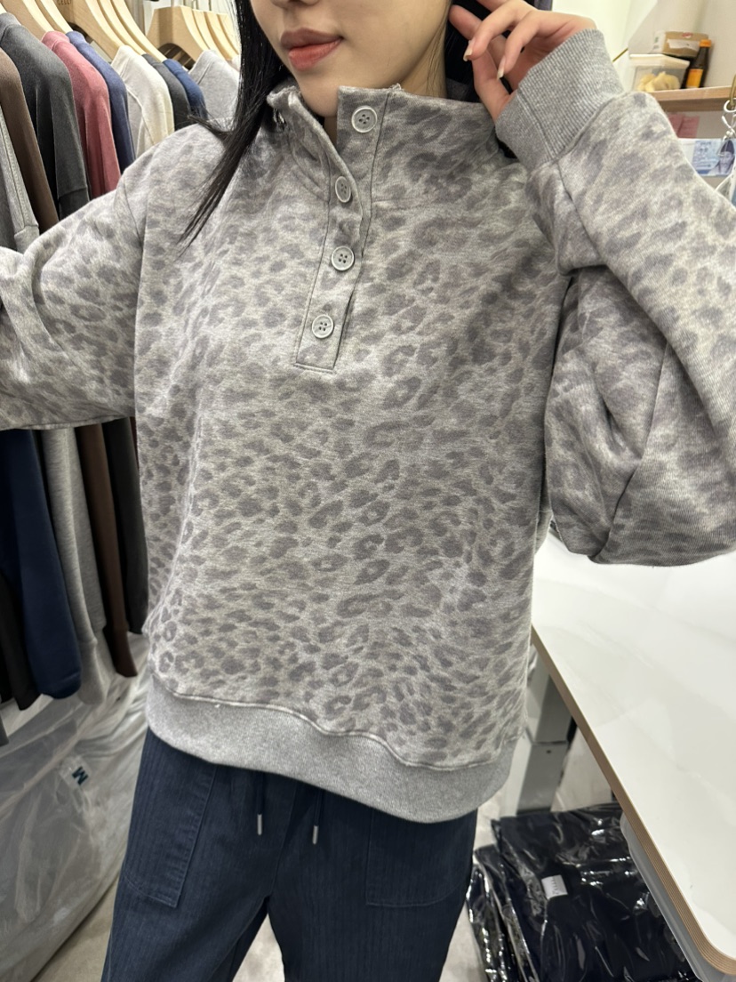 CELLI東大門代購女裝新品人氣時尚真品休閑熱賣職業衛衣豹紋CELLI衛衣