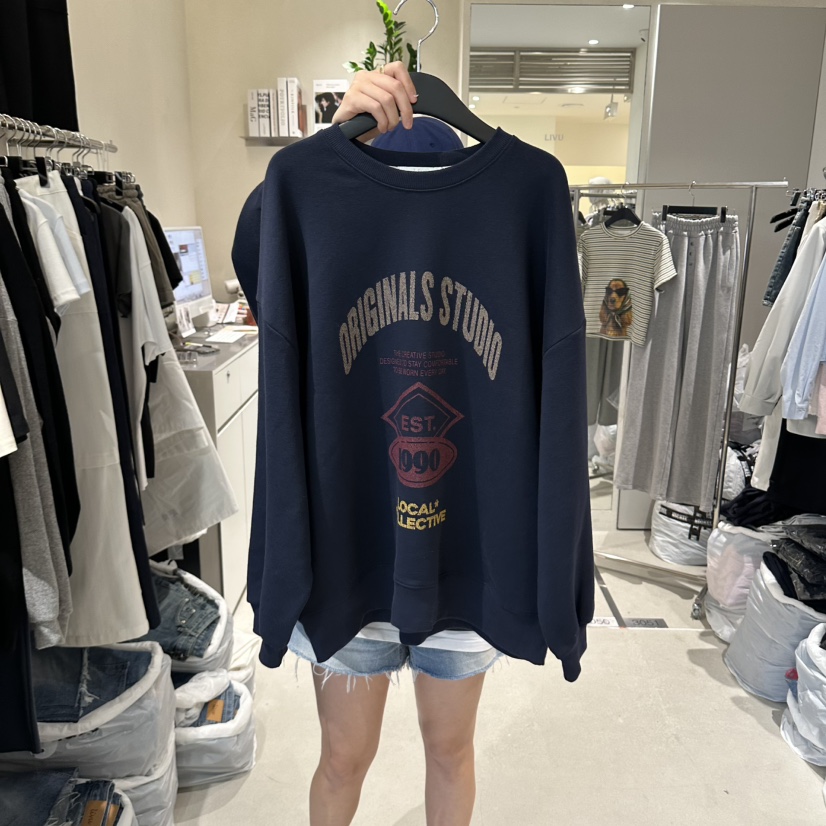 LIVU/MEMO CLASSIC東大門實拍女裝新品推薦職業衛衣運動LIVU/MEMO CLASSIC衛衣圖色1