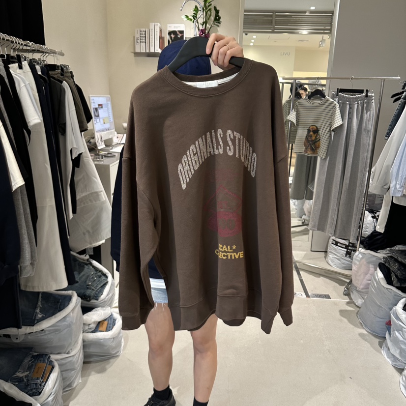 LIVU/MEMO CLASSIC東大門實拍女裝新品推薦職業衛衣運動LIVU/MEMO CLASSIC衛衣圖色2