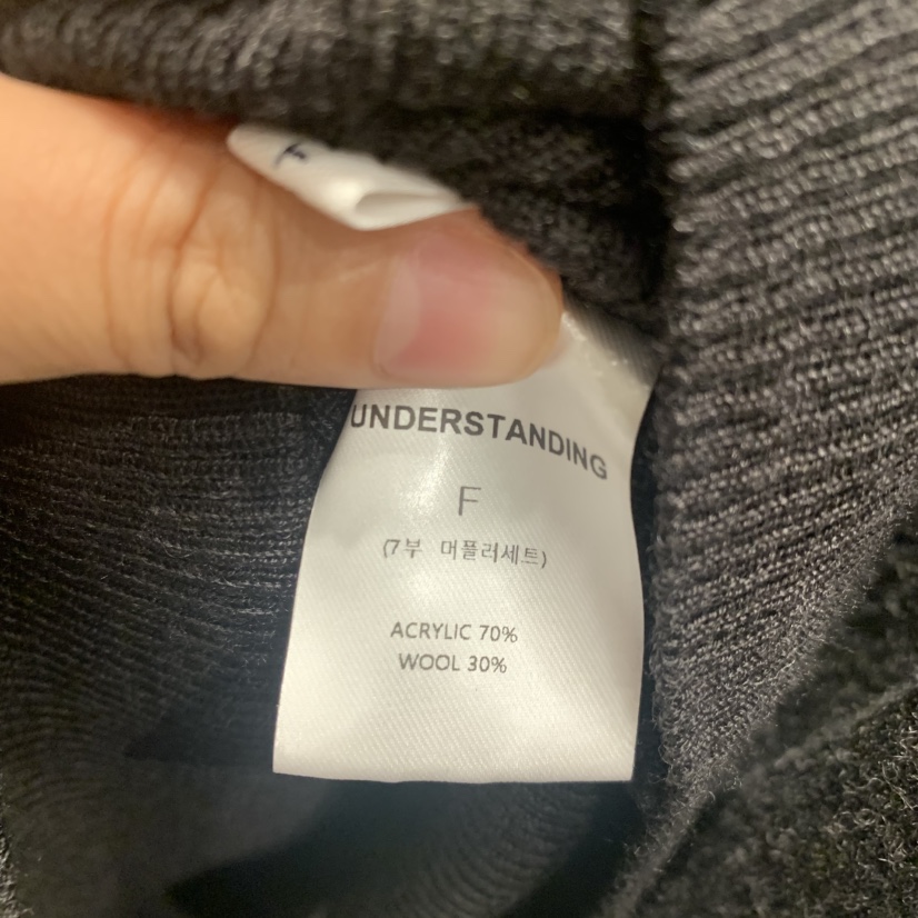 UNDERSTANDING東大門實拍女裝新品推薦時尚針織衫含飄帶套裝UNDERSTANDING針織衫
