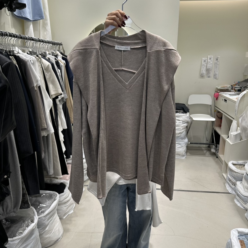 AT THE END東大門實拍女裝新品熱賣時尚推薦人氣職業套裝AT THE END套裝圖色4