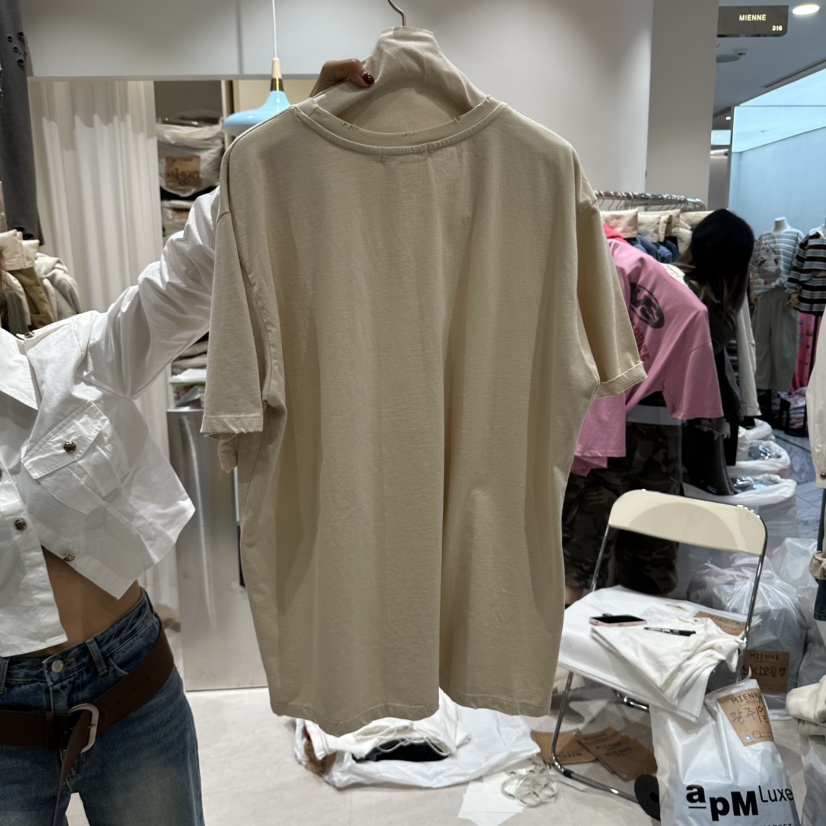 MIENNE東大門代購女裝新款推薦熱賣時尚職業人氣真品休閑T恤MIENNET恤