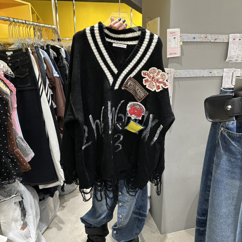 MOMAZU韓國代購女士新款推薦時尚休閑人氣真品熱賣職業毛衣MOMAZU毛衣圖色3