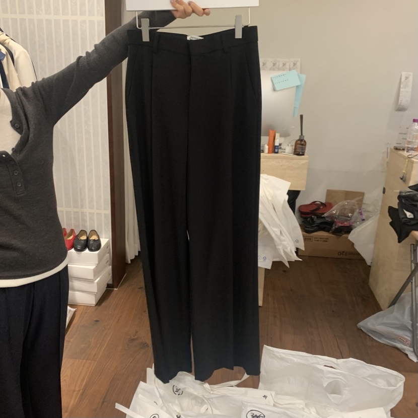 UNDERSTANDING東大門直郵女裝新品休閑熱賣職業人氣休閑褲UNDERSTANDING休閑褲圖色3黑