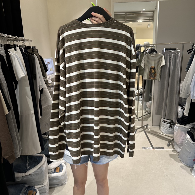 LIVU/MEMO CLASSIC東大門直郵女裝新品時尚長袖T恤寬松LIVU/MEMO CLASSIC長袖T恤