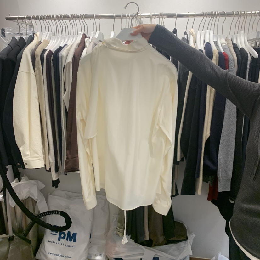 UNDERSTANDING東大門直郵女裝新品人氣襯衫蕾絲衫系帶拉鏈UNDERSTANDING襯衫/蕾絲衫