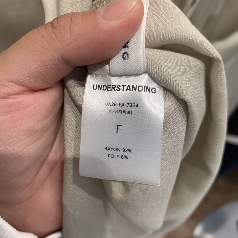 UNDERSTANDING東大門直郵女裝新品人氣襯衫蕾絲衫系帶拉鏈UNDERSTANDING襯衫/蕾絲衫