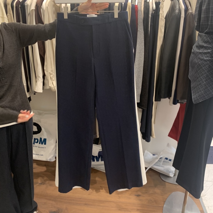 UNDERSTANDING東大門直郵女裝新品推薦真品休閑熱賣休閑褲UNDERSTANDING休閑褲圖色2深藍色