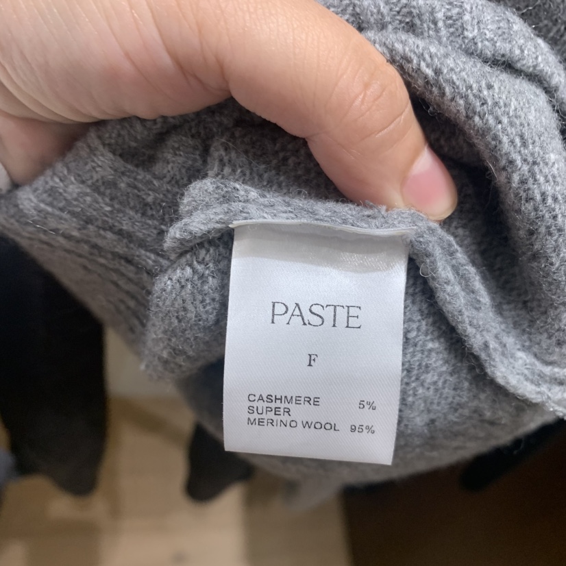 PASTE東大門代購女裝新款人氣推薦休閑真品熱賣針織衫V領PASTE針織衫
