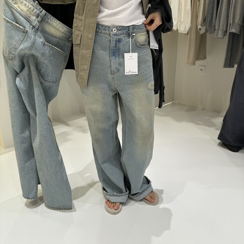 STILL MATTER東大門直郵女裝新品時尚推薦人氣熱賣牛仔褲Still Matter牛仔褲