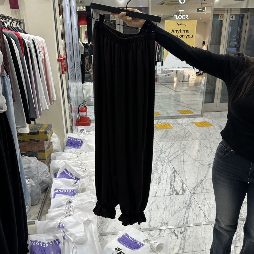 MONOPOLY東大門直郵女裝新品熱賣人氣推薦休閑真品休閑褲MONO_POLY休閑褲圖色3棕色