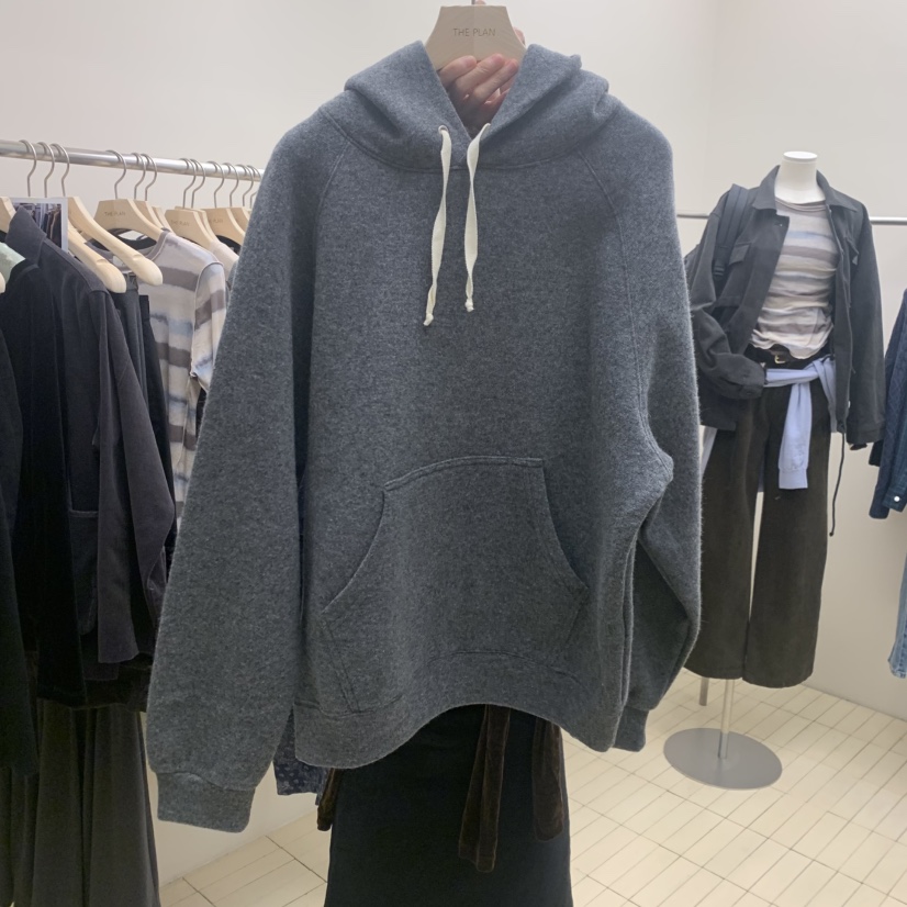 THEPLAN東大門直郵女裝新品真品推薦休閑時尚衛衣連帽衫羊毛THE PLAN衛衣圖色2
