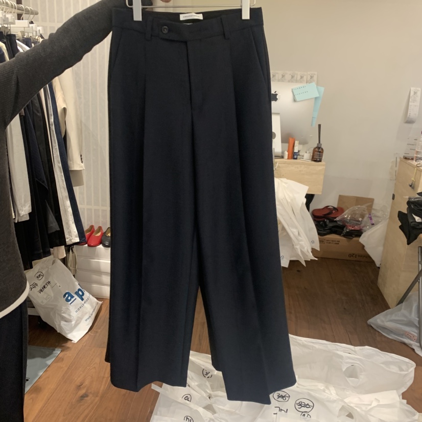 UNDERSTANDING東大門代購女士新品熱賣人氣真品時尚休閑褲UNDERSTANDING休閑褲圖色3深藍色