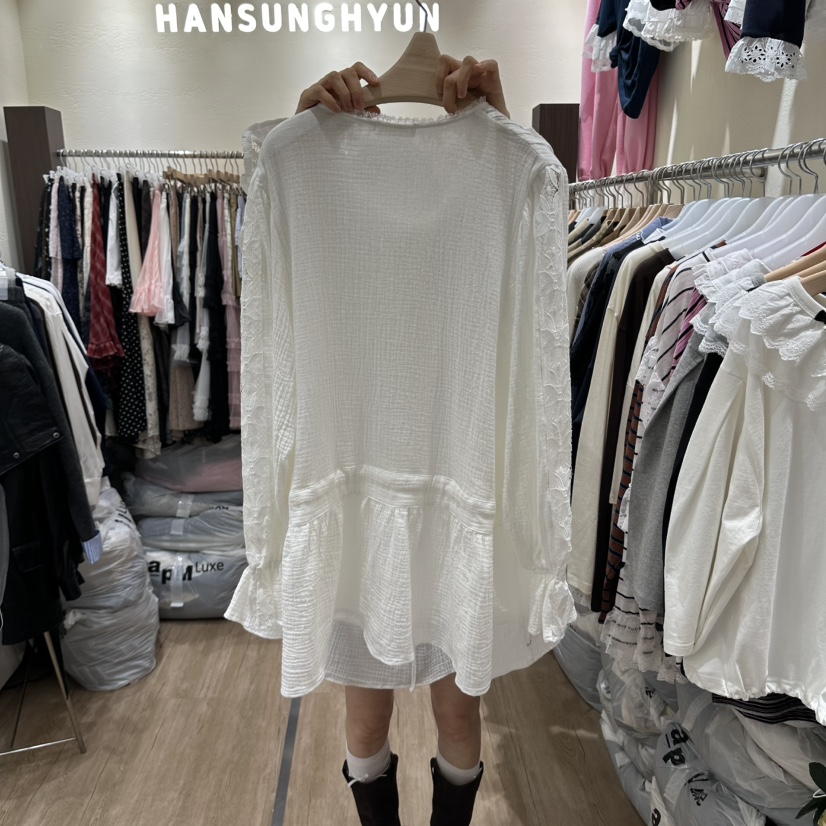 HANSUNGHYUN韓國直郵女裝新款推薦熱賣時尚人氣連衣裙OPSHANSUNGHYUN連衣裙