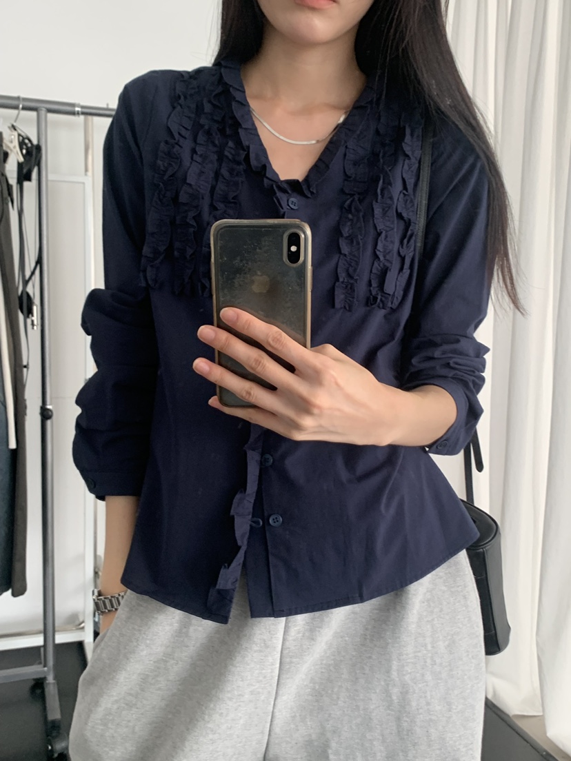 TRUE東大門直郵女裝新款熱賣推薦休閑人氣襯衫蕾絲衫經典TRUE襯衫/蕾絲衫