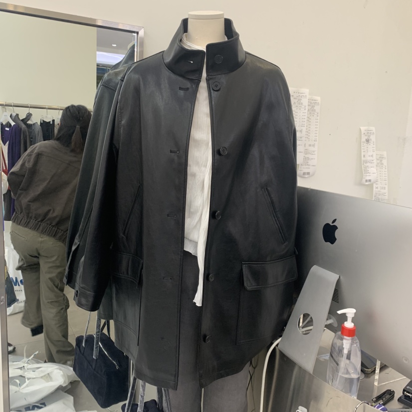 PORTS MOSS東大門實拍女裝新品時尚推薦人氣休閑熱賣夾克PORTS_MOSS夾克圖色1黑