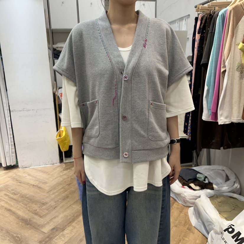 DE LINE東大門實拍女士新款人氣推薦休閑時尚熱賣真品開衫DE LINE開衫圖色2