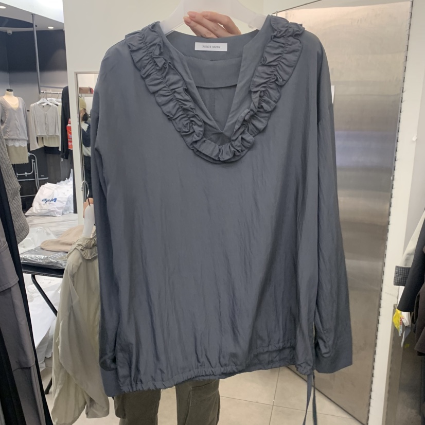 PORTS MOSS韓國代購女裝新品熱賣休閑真品推薦襯衫蕾絲衫PORTS_MOSS襯衫/蕾絲衫圖色2