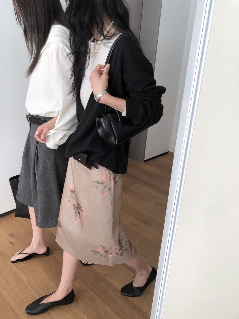 LE BUTTER韓國直郵女士新品真品時尚半身裙中短裙歐根紗LE BUTTER半身裙/中短裙