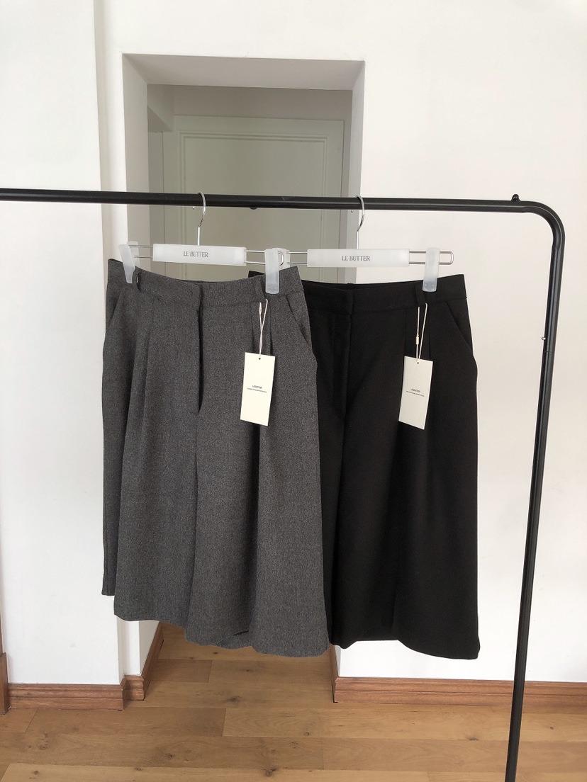LE BUTTER韓國直郵女士新品人氣真品時尚熱賣短褲不含腰帶LE BUTTER短褲