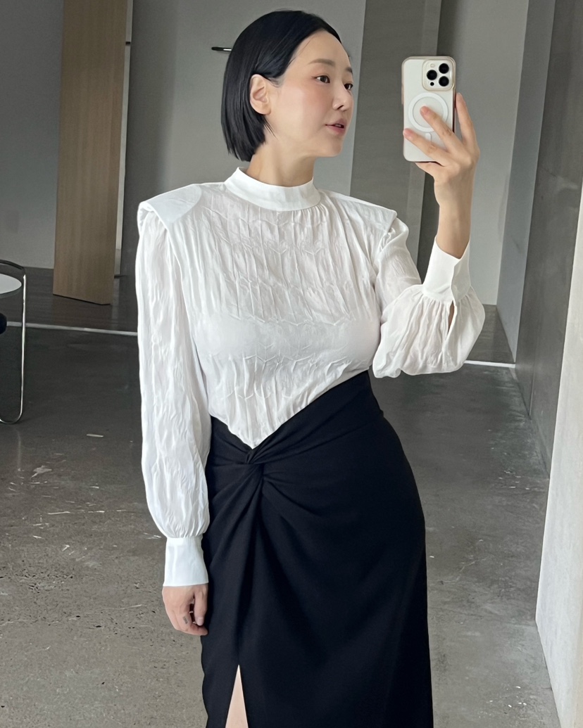 VERNI韓國直郵女士新款人氣真品推薦時尚休閑熱賣襯衫蕾絲衫VERNI襯衫/蕾絲衫