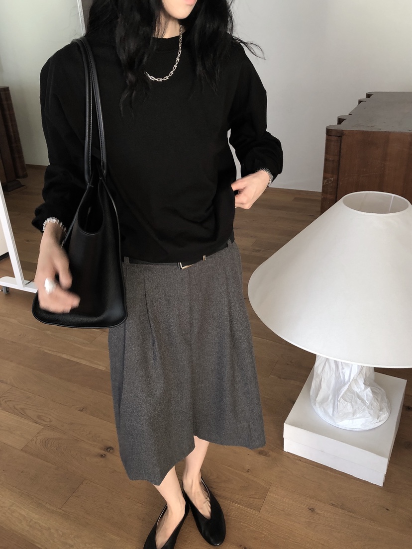 LE BUTTER東大門實拍女士新款推薦休閑人氣真品時尚長袖T恤LE BUTTER長袖T恤