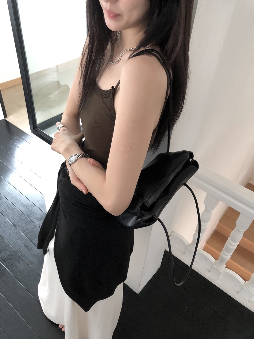 LE BUTTER韓國代購女裝新品推薦真品休閑吊帶背心蕾絲羅紋LE BUTTER吊帶/背心