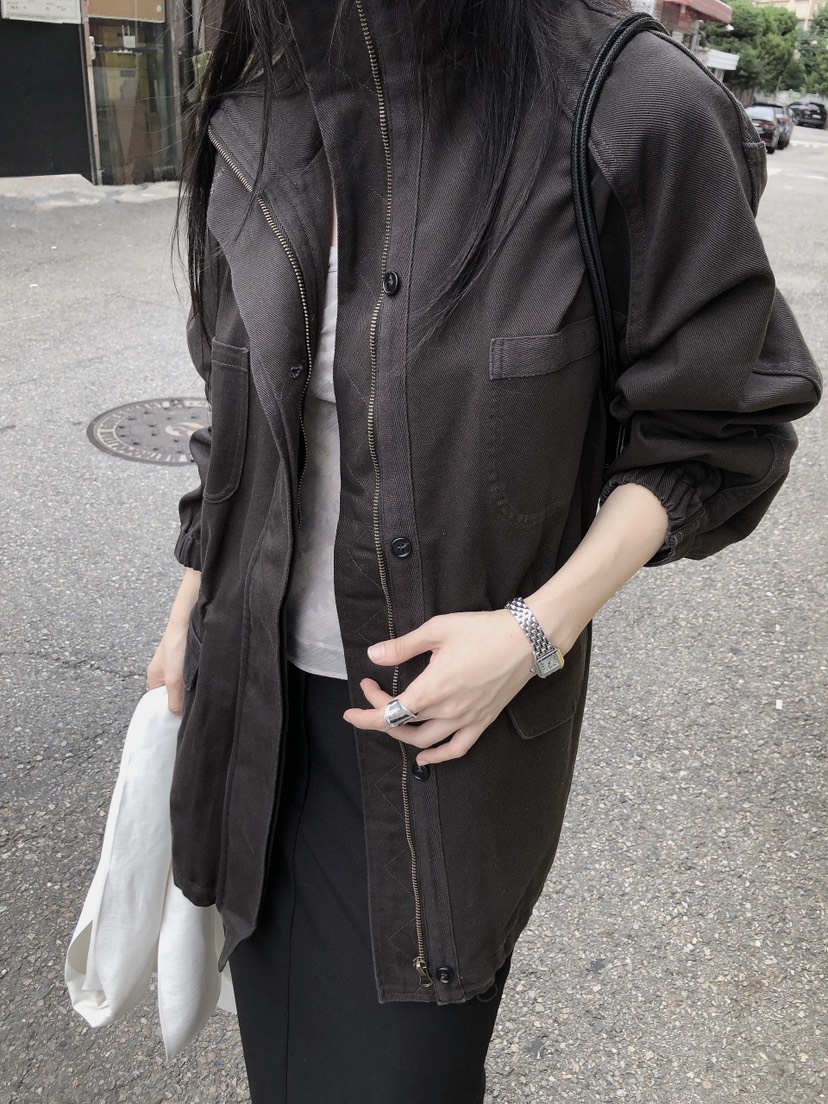LE BUTTER韓國代購女士新款真品推薦休閑人氣時尚夾克水洗LE BUTTER夾克