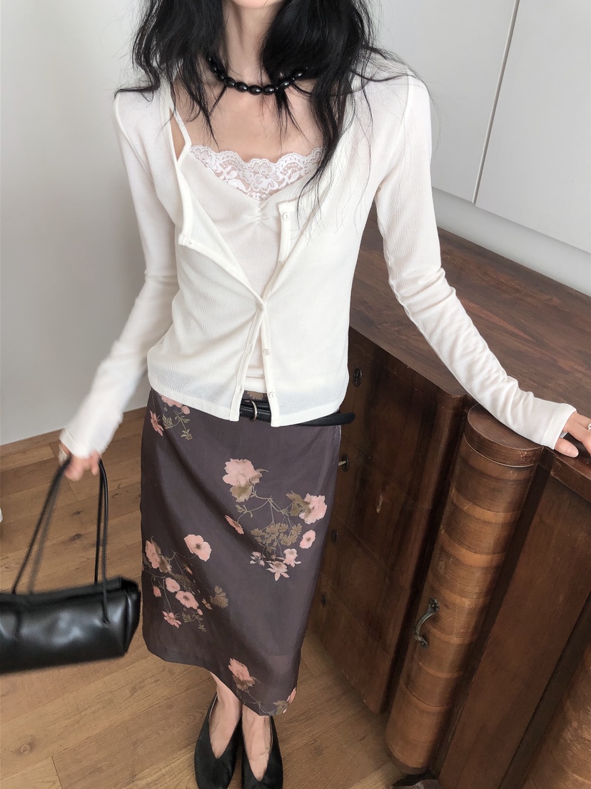 LE BUTTER韓國代購女裝新品熱賣推薦真品休閑套裝開衫羅紋LE BUTTER套裝