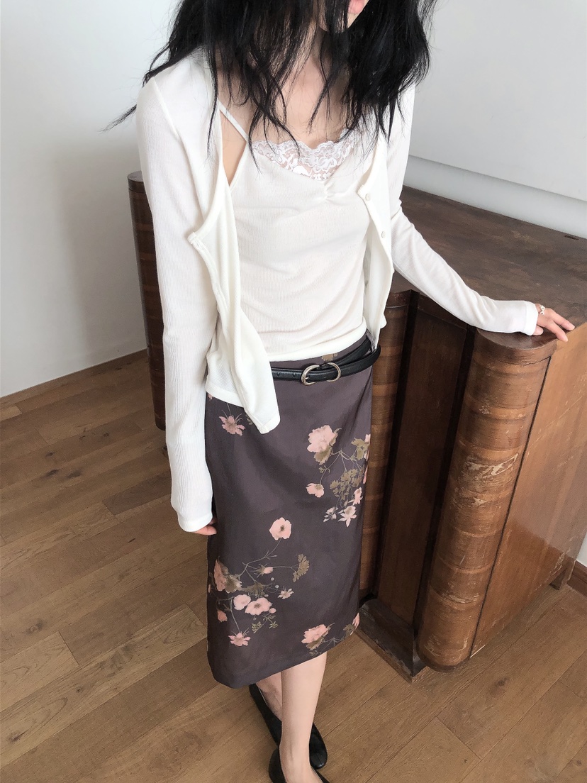 LE BUTTER韓國代購女裝新品熱賣推薦真品休閑套裝開衫羅紋LE BUTTER套裝