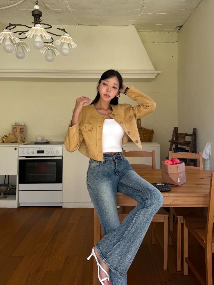 mars韓國直郵女裝新款休閑熱賣推薦人氣時尚真品夾克麂皮mars夾克