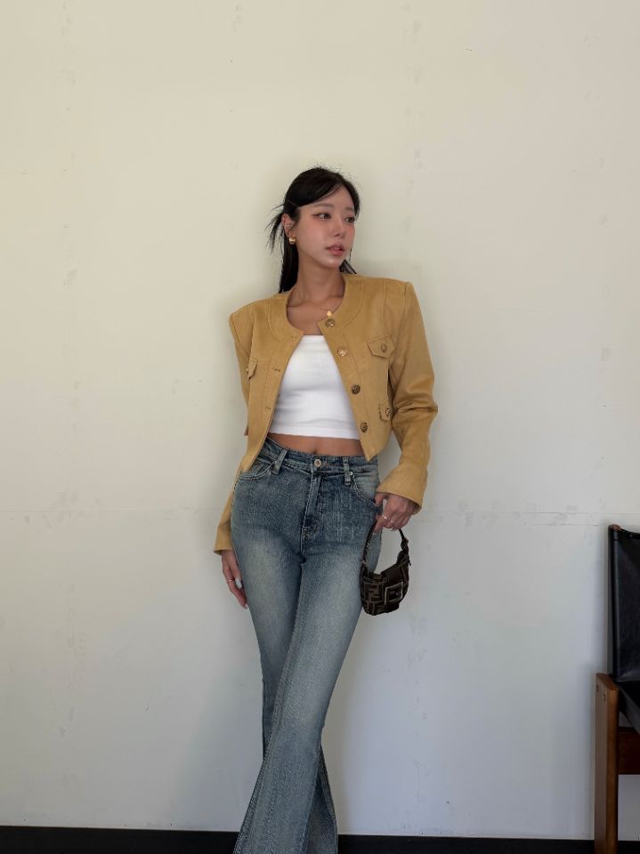 mars韓國直郵女裝新款休閑熱賣推薦人氣時尚真品夾克麂皮mars夾克