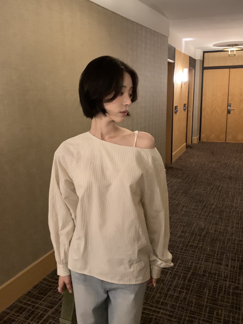 GILLI東大門直郵女士新款休閑推薦熱賣時尚人氣襯衫蕾絲衫GILLI襯衫/蕾絲衫