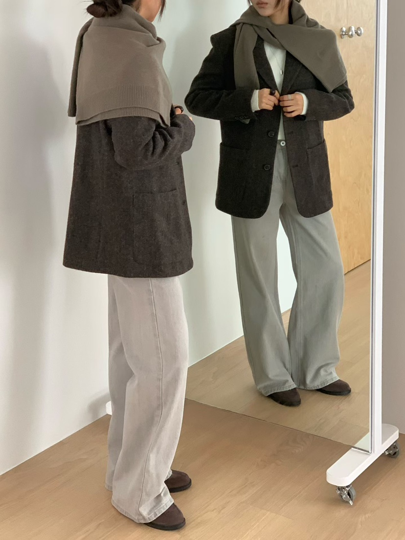 BINUS韓國直郵女裝新款推薦休閑時尚熱賣人氣西裝西服羊毛BINUS西裝/西服