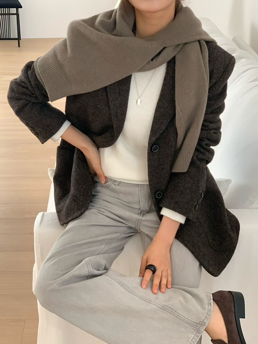 BINUS韓國直郵女裝新款推薦休閑時尚熱賣人氣西裝西服羊毛BINUS西裝/西服