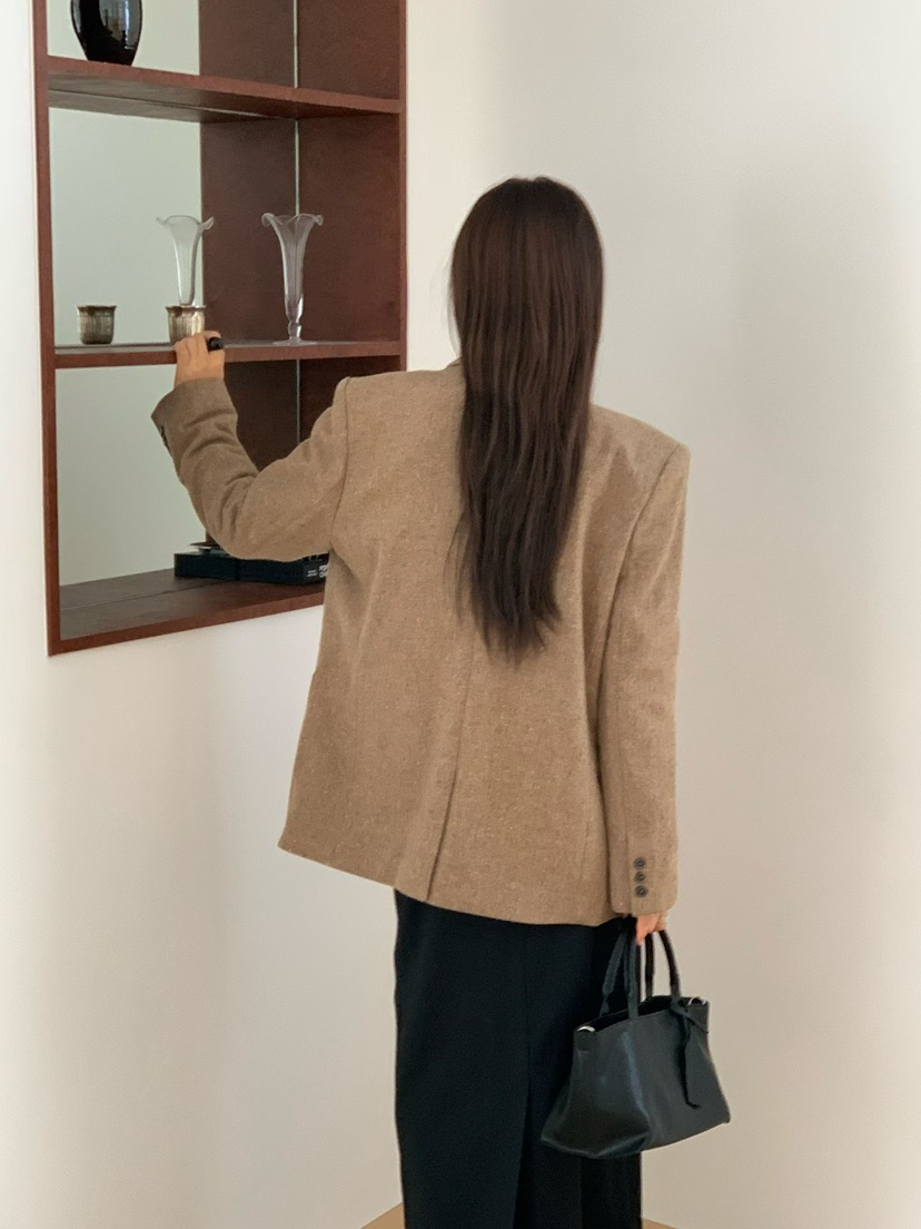 BINUS韓國直郵女裝新款推薦休閑時尚熱賣人氣西裝西服羊毛BINUS西裝/西服