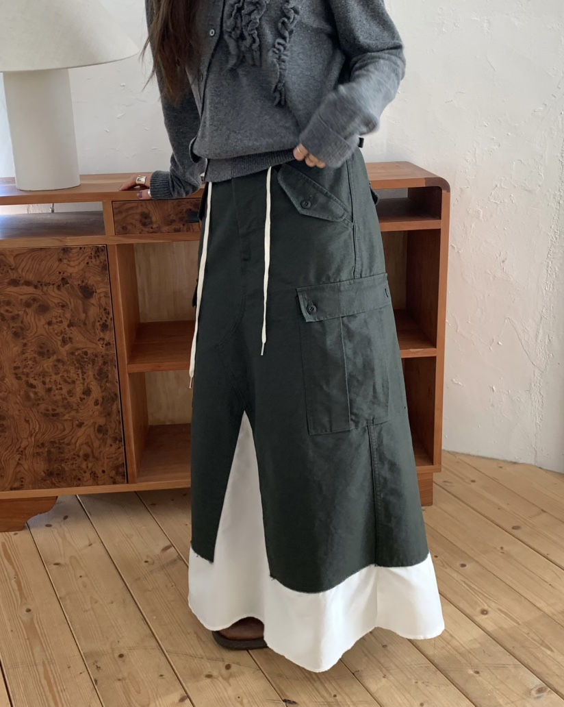 PEBBLE韓國代購女士新款推薦人氣真品熱賣時尚休閑長裙PEBBLE長裙
