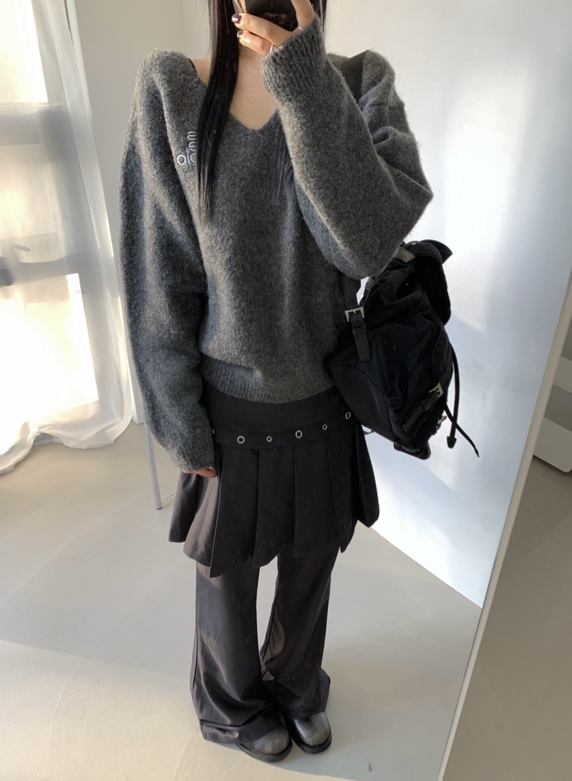 SEOLO東大門代購女裝新款時尚真品推薦休閑熱賣人氣裙褲鏤空Seolo seoul裙褲