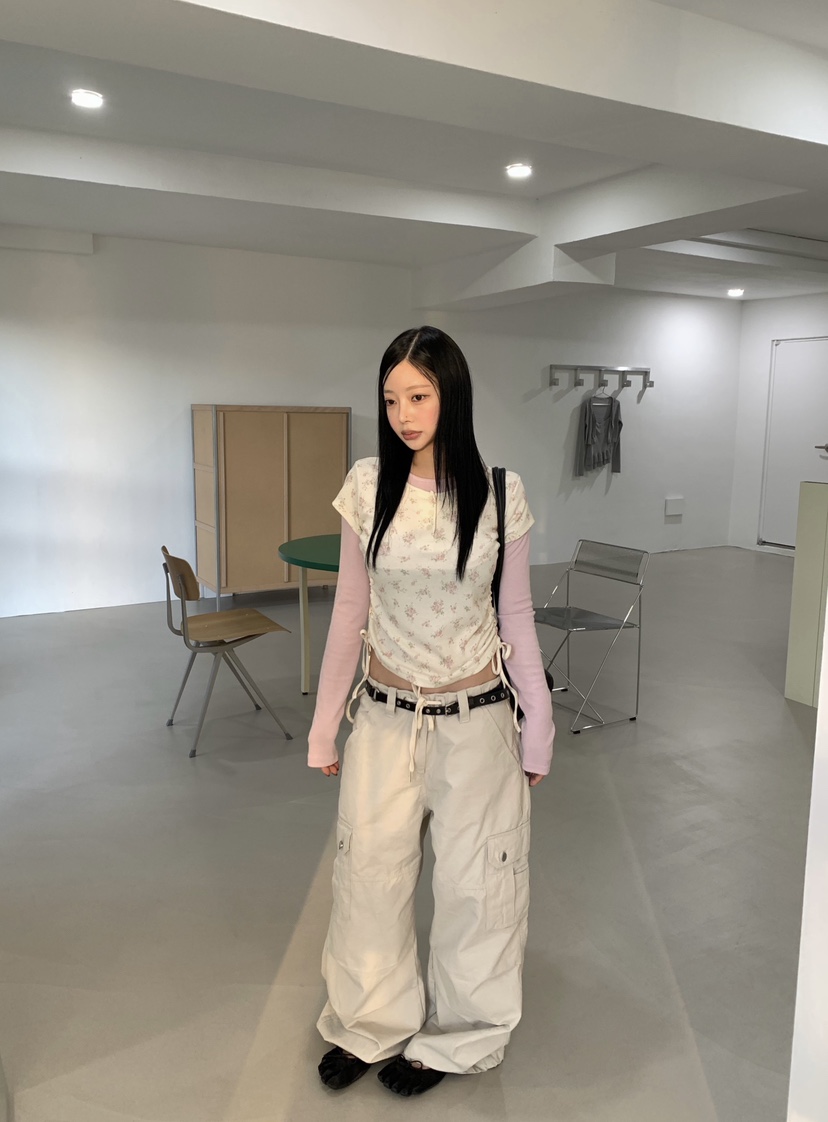 SEOLO東大門直郵女士新款人氣時尚推薦熱賣休閑真品長袖T恤Seolo seoul長袖T恤
