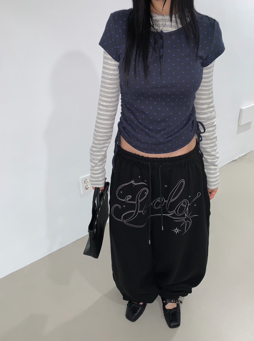 SEOLO東大門直郵女士新款人氣時尚推薦熱賣休閑真品長袖T恤Seolo seoul長袖T恤