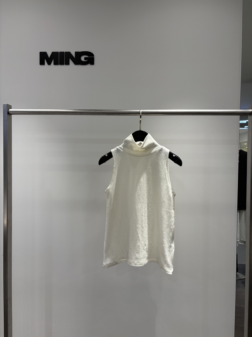 MING/MENG東大門代購女士新品休閑吊帶背心羊毛露背無袖MING/MENG吊帶/背心圖色1