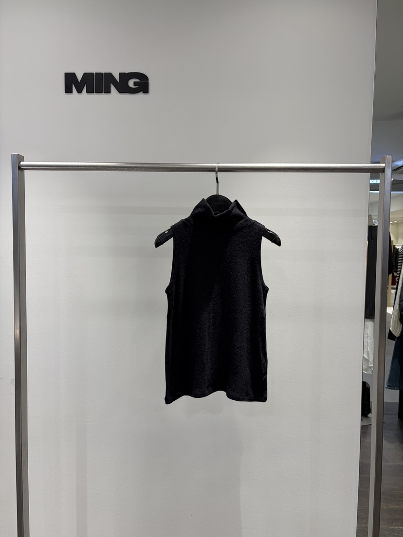 MING/MENG東大門代購女士新品休閑吊帶背心羊毛露背無袖MING/MENG吊帶/背心圖色3