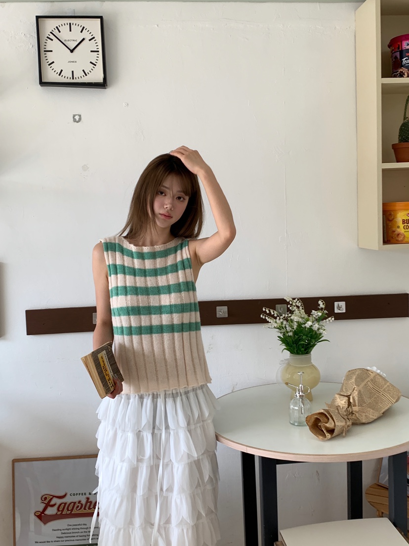 MAISONDEGLORY韓國直郵女士新品人氣休閑推薦熱賣吊帶背心MAISONDEGLORY吊帶/背心